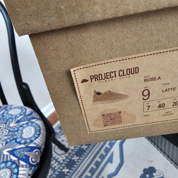 NIB Project Cloud "Rose" Womens Shoes Loafers Women Sneakers 9 LATTE - Picture 8 of 8